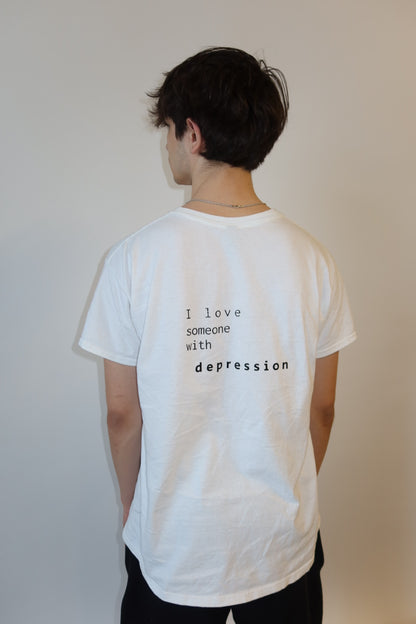 i love someone with depression shirt